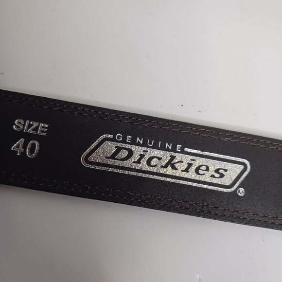 Dickies Genuine Leather Belt Casual Blue Distressed size 40/100 - Picture 5 of 8
